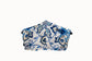 Face Covering Blue Damask