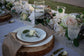 Peace & Love Wedding 8 Plate Seating Tablescape Kit Series 400