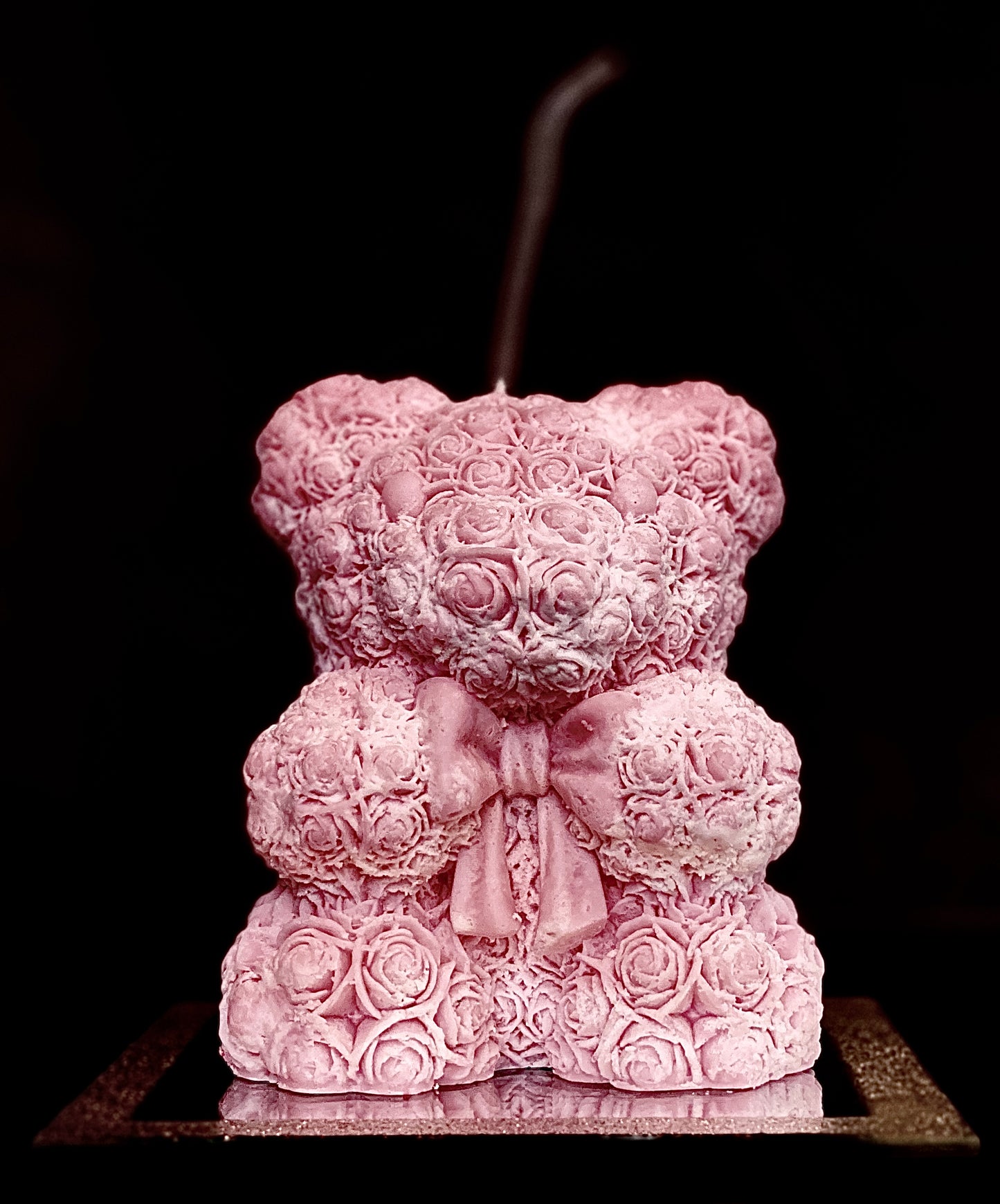 Candle Rose Teddy Bear