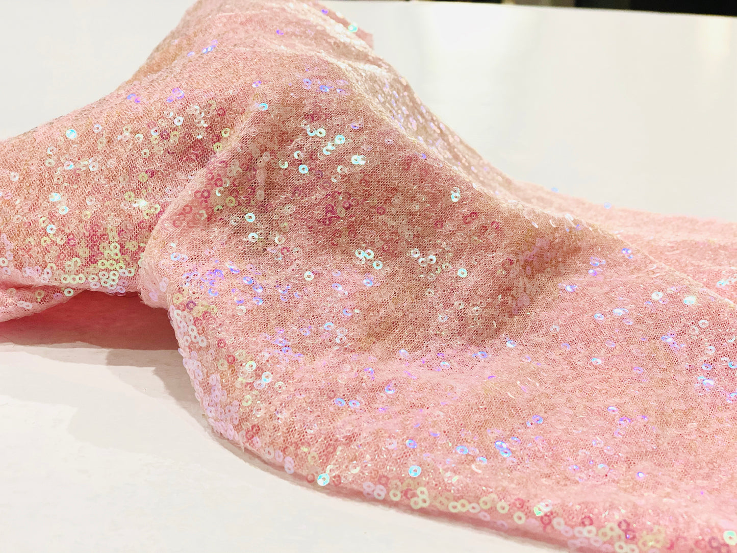 Face Coverings Pink Sequin