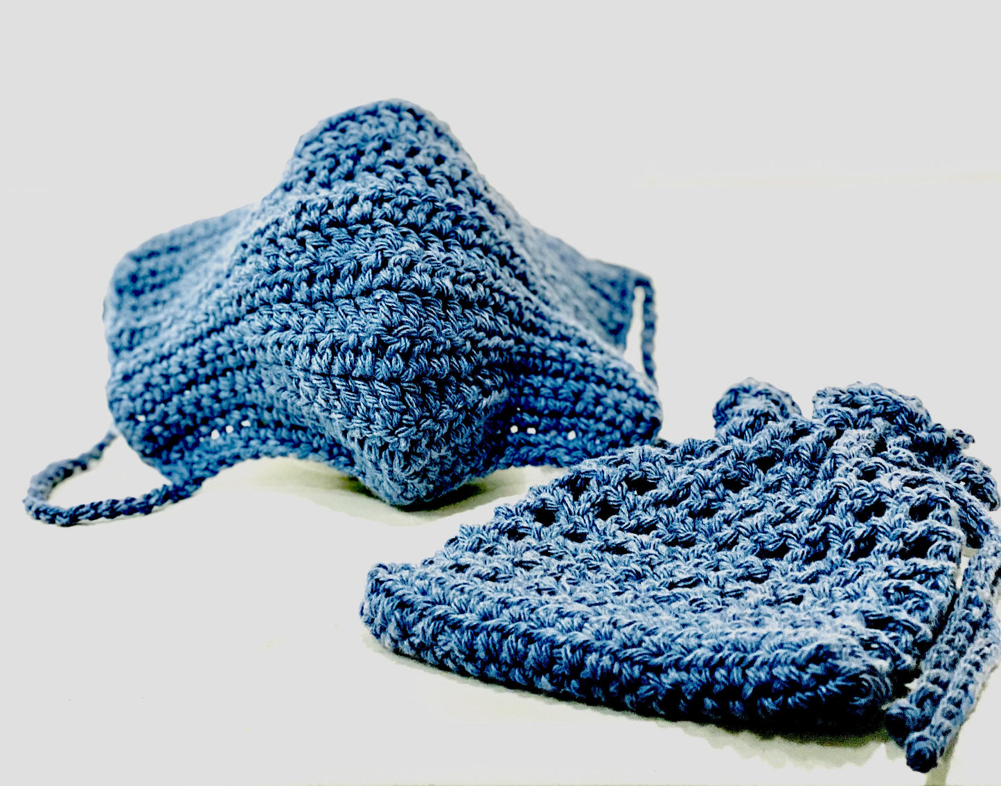 Face Covering Crochet Ocean Blue